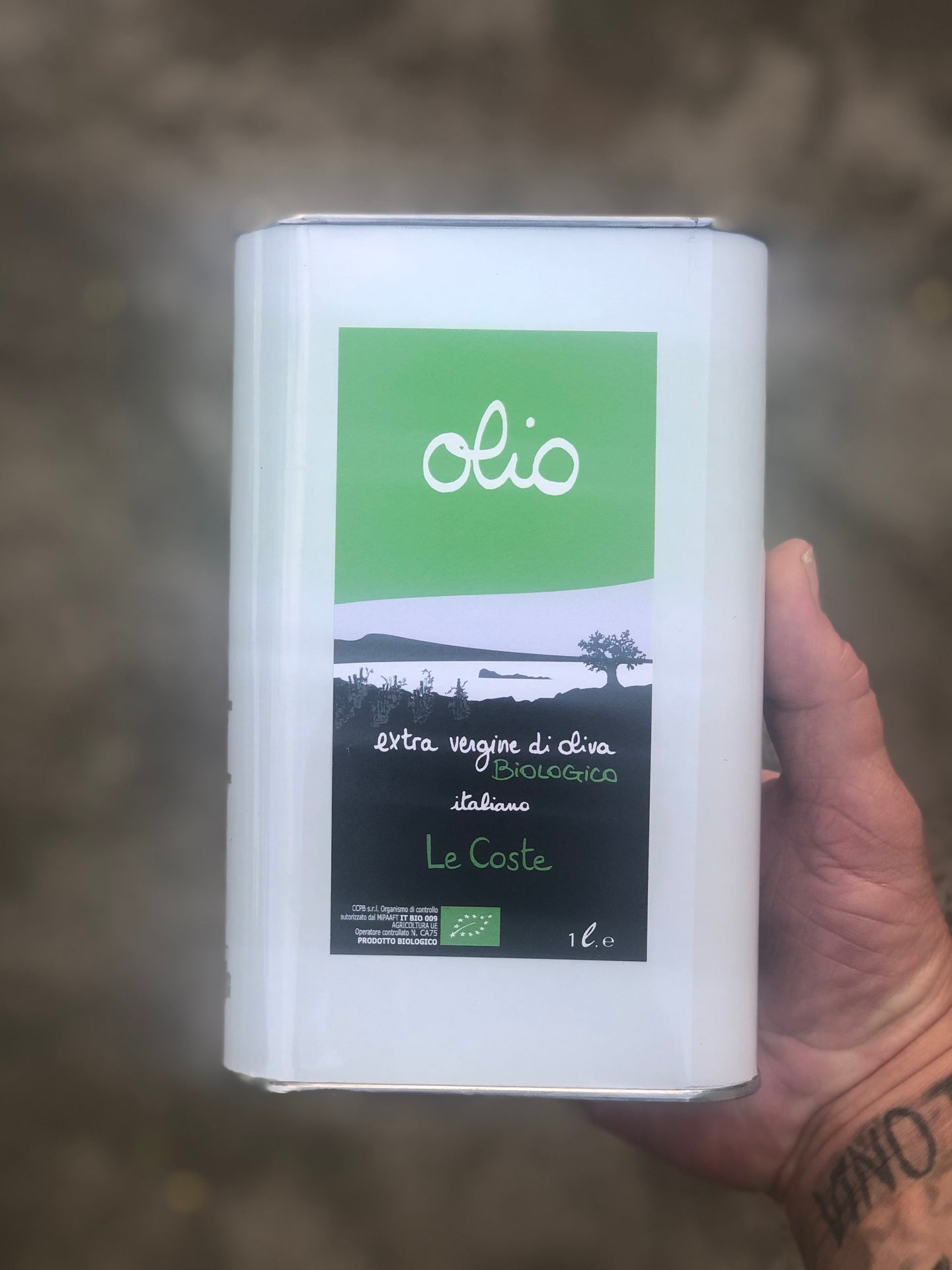 Olivenolie 1 l. dåse